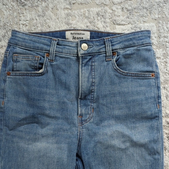 Reformation Harper Ultra High Rise Skinny Jeans Size 28 - Picture 4 of 8